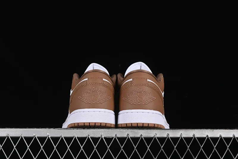 All categories Air Jordan Jordan series basketball shoes Air Jordan 1 Low G version pure original Air Jordan 1 Low AJ1 Joe 1 white brown low-top cultural casual sneakers DC0774-202